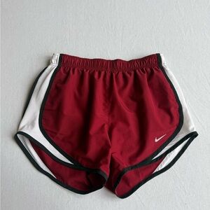 Nike Red Dry-Fit Athletic Shorts